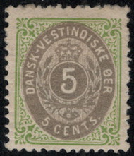 DWI #19 F-VF OG H, very nice stamp!