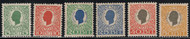 DWI #31 - 36 F-VF OG H, eye popping color set!