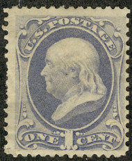 # 156 F/VF OG Hr, nicely centered, super color,  Nice and Fresh!