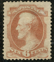 # 159 VF part gum, extremely well centered, horz crease, fresh color, SUPER!