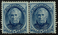 # 179 Fine+ OG Hr, Pair, Rare mint pair, super color, SELECT!