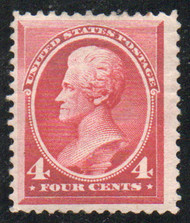 # 215 F-VF OG H, thin, pretty color!