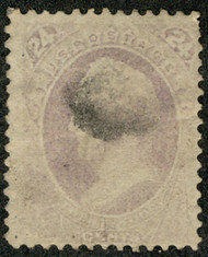 # 153 F/VF, usual color, nicely centered, faint bend, nice price