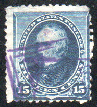 # 227 Fine, purple cancel, vivid color!