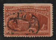 # 239 F-VF, town cancel, rich color!
