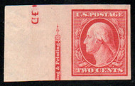 # 344 VF OG H, w/ partial imprint, vibrant color!
