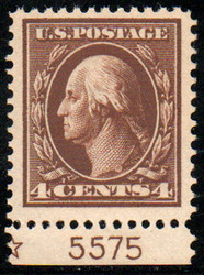 # 377 VF OG NH, Plate number single w/ star marking, super fresh!