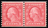 # 455 F-VF OG LH, Line Pair, vibrant color!