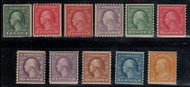 # 490 // 497 VF OG NH, complete set, super nice!