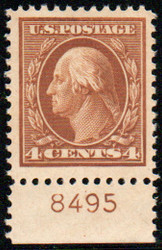 # 503 VF JUMBO OG NH, Plate number single, rich color!
