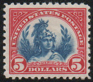# 573 VF OG LH, terrific color, SELECT!