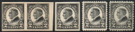 # 610 - 612 VF OG NH, 611 Imperf Pair, neat set!
