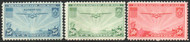#C 20 - 22 F-VF OG Hr, vibrant color set, neat!