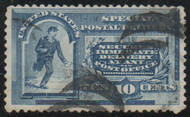 #E 2 F-VF, bold cancel, fresh color!