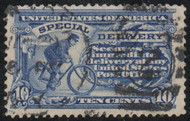 #E 8 VF JUMBO, town cancel, bold color!