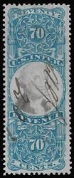 #R117 VF/XF, large margin seldom seen on this series, staple holes,   SUPER NICE!