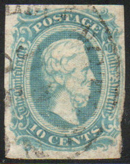 Confed #11 F-VF, town cancel, fresh color!