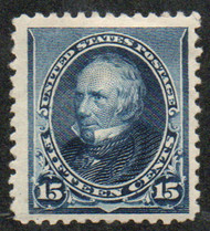 # 227 VF OG H, terrific color!