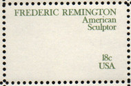 #1934b VF OG NH, 18c Frederic Remington, black ommitted, FRESH!