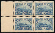 Hawaii #78 VF OG NH, Block of 4, pretty color!