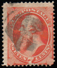 # 149 Fine, light cork cancel, bold color!
