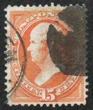 # 152 VF/XF, cork and town cancel, bright color, CHOICE!