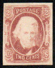 Confed # 8 VF mint, no gum, rich color!