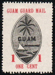 Guam #M3 VF NH, no gum as issued, very neat!