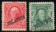 Philip #226 - 227 F-VF OG H, vivid colors!