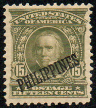 Philip #235 VF/XF OG H, rich color!