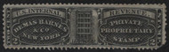 #RS 24a F-VF, appears unused, missing corner as shown, bold color!