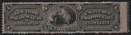 #RS187d F-VF, faint purple cancel, tiny pinholes, fresh color!