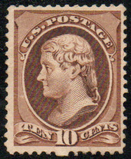 # 209 F-VF OG H, glazed spot, fresh color!