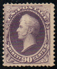 # 218 F-VF mint, no gum, eye popping color!
