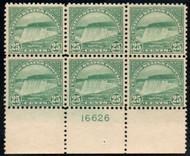 # 568 F/VF OG NH, nice plate, Fresh!