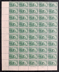 # 285 F/VF to VF OG NH, sheet of 50, fresh color, Nice Sheet!