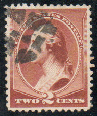 # 210 XF-SUPERB, w/PF (GRADED 95 (12/24)) CERT, a well centered stamp, nice cancel, Tough to find!