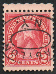 # 634b F/VF, w/PF (09/24) CERT, the rare carmine lake shade,   First used one we have seen.   ONLY BUY WITH A CERTIFICATE, TOUGH COLOR ERROR!