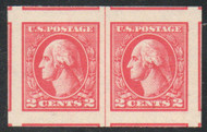 # 534A JUMBO GEM OG NH, Line Pair, w/CROWE (GRADED 100-J (01/25)) CERT, a fabulous mint line pair, parts of all ten surrounding stamps, GEM!