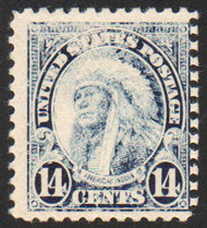 # 565 F-VF OG LH, UNDERINKED, lovely freak!