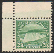 # 568 VF OG H, single w/ corner margin, very nice!