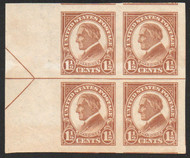 # 576 SUPERB JUMBO OG NH, Left Arrow 4, gum skips, giant margins, GEM!