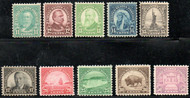 # 692 - 701 F/VF to VF OG NH, Complete set, very fresh set, Choice!