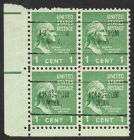 # 804 XF OG NH, Block of 4, precanceled, very nicely centered, SELECT!