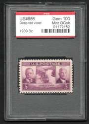# 856 GEM OG NH, w/PSE (GRADED 100, ENCAPSULATED) CERT, robust color, SELECT!