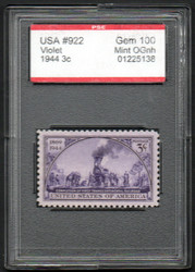 # 922 GEM OG NH, w/PSE (GRADED 100, ENCAPSULATED) CERT, robust color, SELECT!