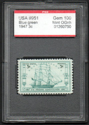 # 951 GEM OG NH, w/PSE (GRADED 100, ENCAPSULATED) CERT, eye popping color, CHOICE!