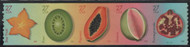 #4258 - 4268a VF OG NH, Strip of 5, 27c Fruits, nice strip