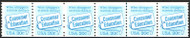 #2005 F-VF OG NH, Line Plate Strip of 6, plate no. 3, post office fresh!