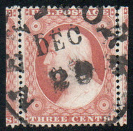 #  26 VF/XF, w/PSE (GRADED 85 (12/04)) CERT, clear town cancel, CHOICE!